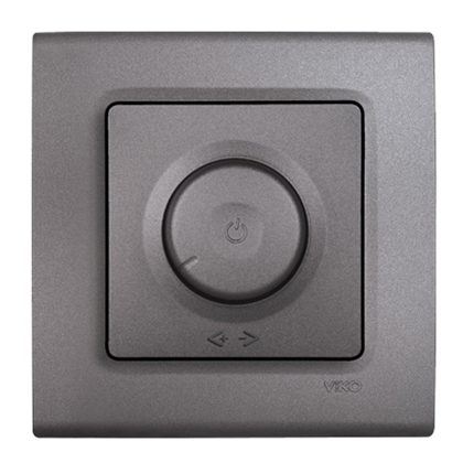 Viko Linnera Life Granit Gri Dimmer Anahtar R 40-600W Çerçeveli